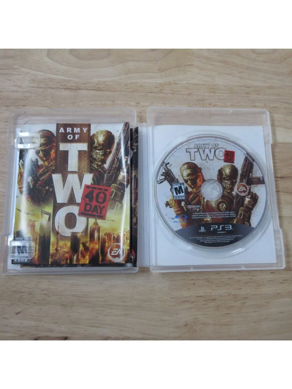 Army of Two: The 40th Day Sony PlayStation 3 PS3 - with manual